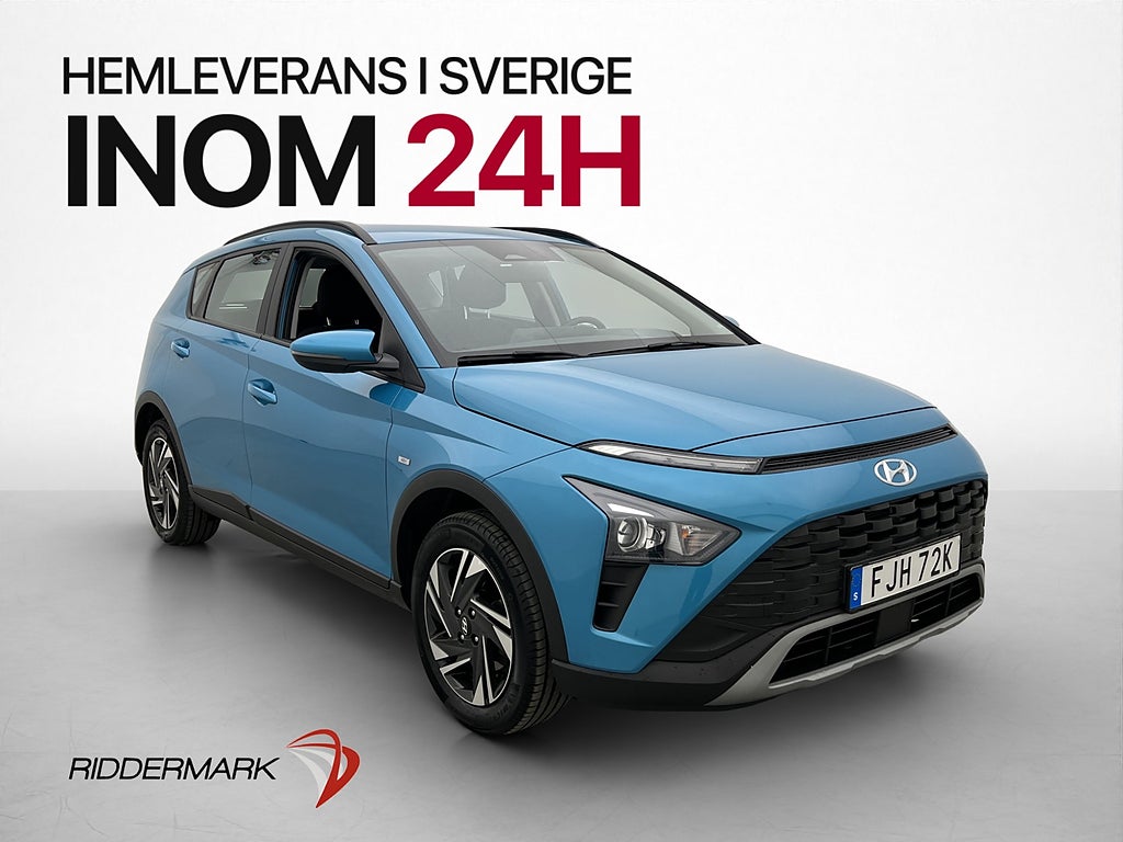 Hyundai Bayon 1.0 T-GDI 100hk Essential Kamera Rattvärme
