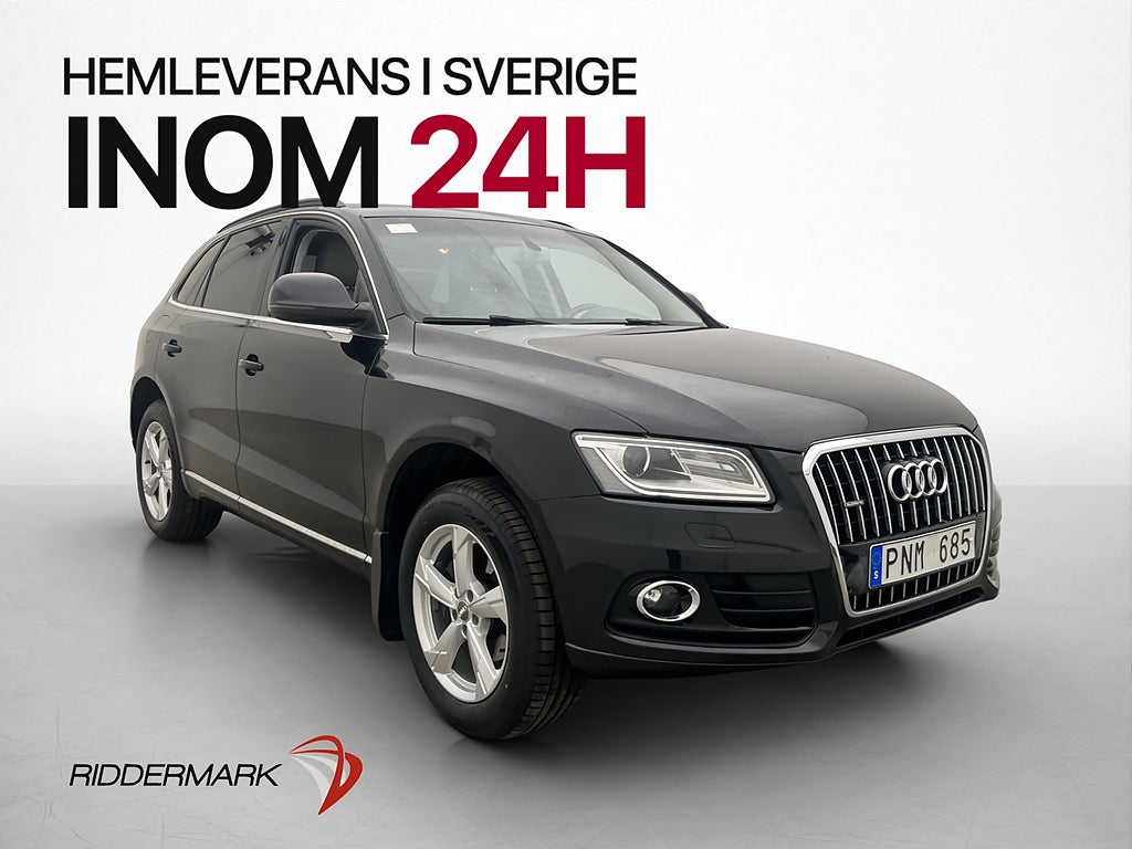 Audi Q5 2.0 TDI Q Design Pano Värmare Skinn P-Sensorer Drag