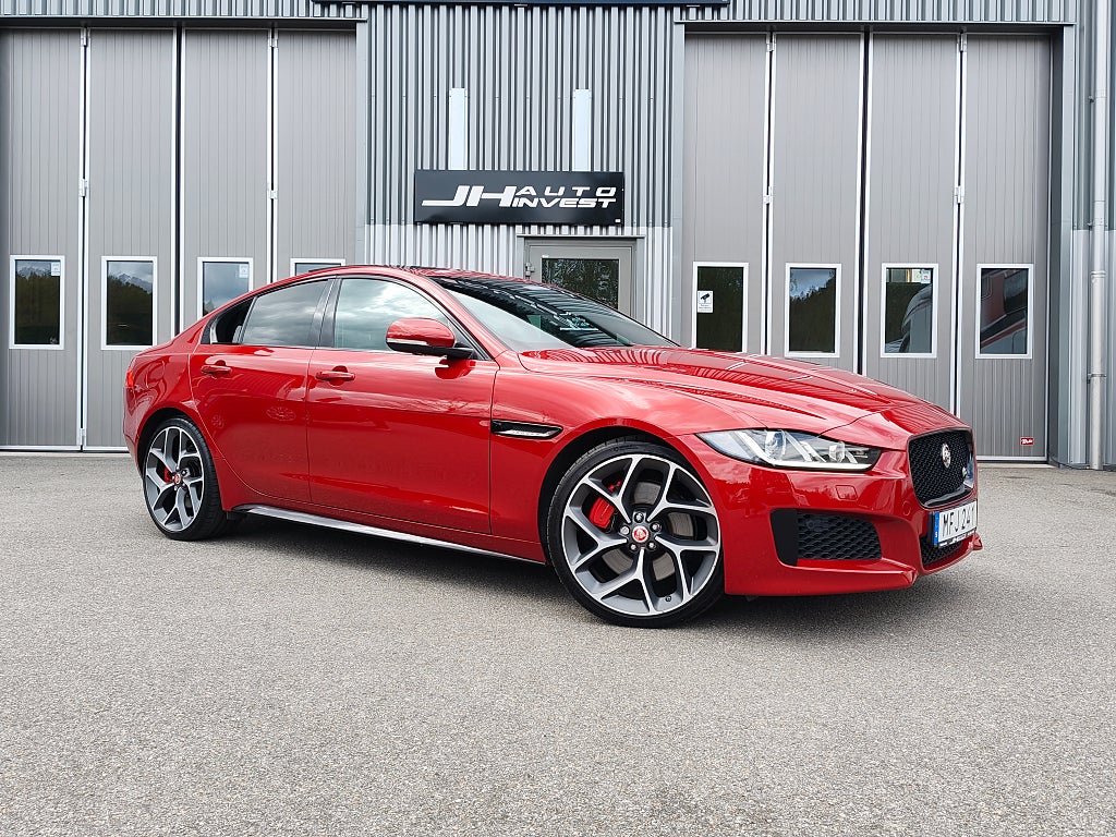 Jaguar XE S V6 340 Hk Euro 6 Svensksåld 7520 Mil Panorama Merdian