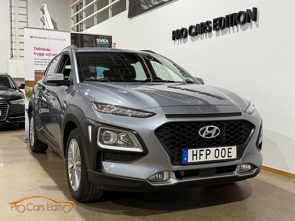 Hyundai Kona 1.6 T-GDI DCT, 177hk. B-kam.D-krok.Rattvärme.SoV.