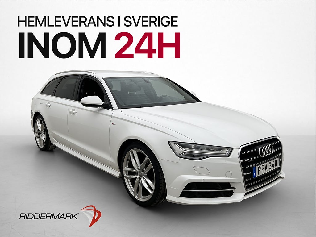 Audi A6 2.0 TDI Quattro S Line Värmare Halvskinn Drag