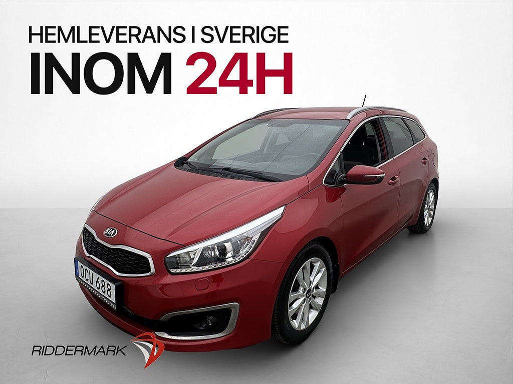 Kia Ceed SW 1.6 GDI 135hk Kamera Navi  Rattvärme Farthållare