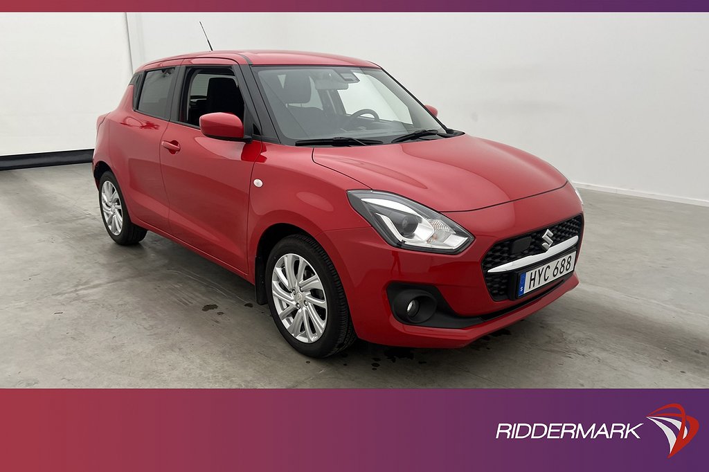 Suzuki Swift 1.2 CVT 83hk Kamera Adaptiv-Fart 0,41l/mil