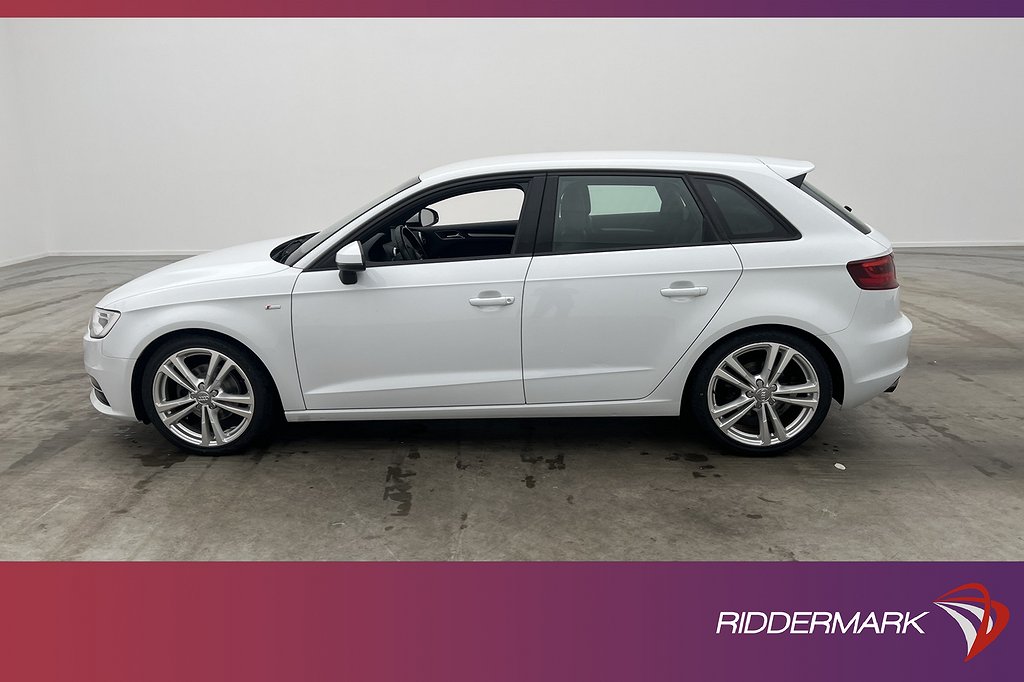 Audi A3 Sportback 2.0 TDI 150hk S-Line Halvskinn Sensorer