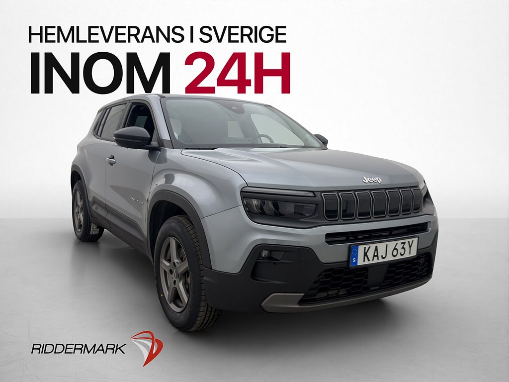 Jeep Avenger E-Hybrid 100hk Drag Kamera CarPlay Adapt-fart