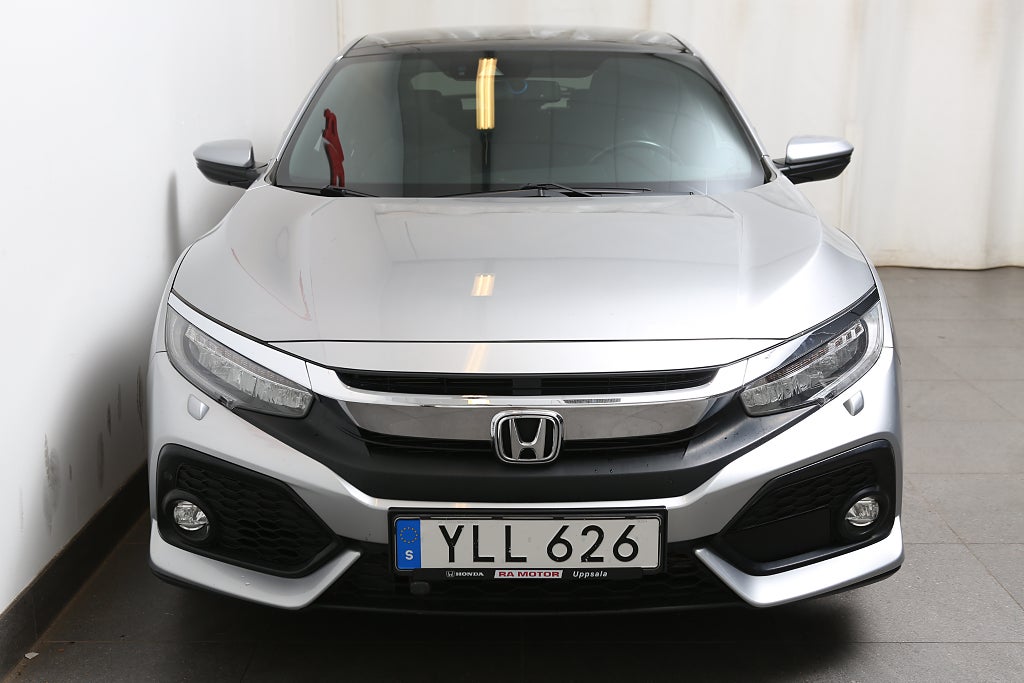 Honda Civic 1,5 i-VTEC Turbo Aut Prestige Skinn Pano Motorv 2017