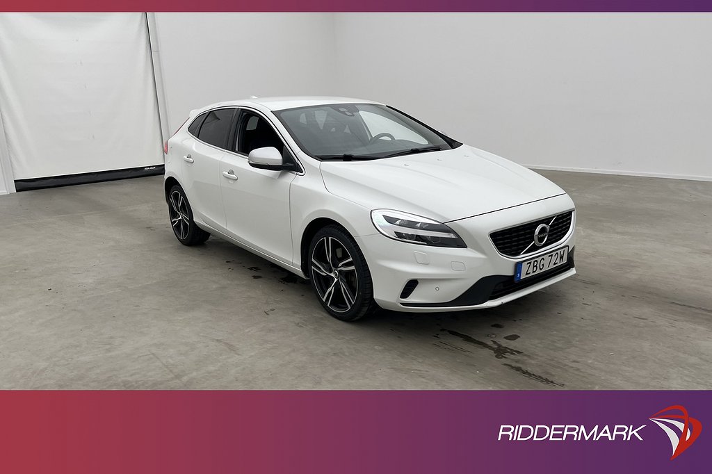 Volvo V40 T3 152hk R-Design Värmare Kamera VOC Navi ECO+