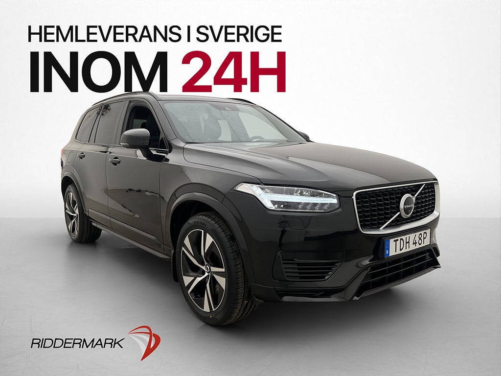Volvo XC90 T8 AWD R Design 7 sits 360° H/K Drag Värmare HUD