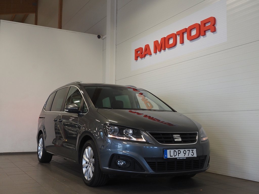Seat Alhambra 7-sits 2.0 TDI 4Drive D-Värm Drag Navi B-Kam 2016