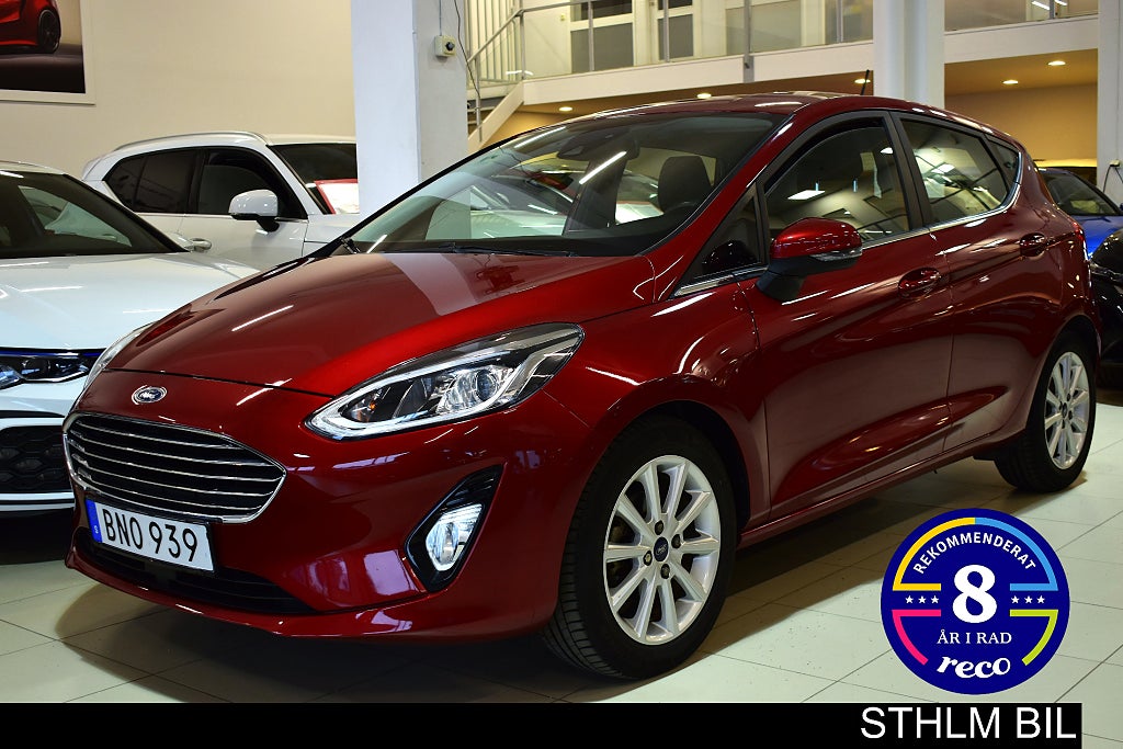 Ford Fiesta  1.0 EcoBoost Aut Titanium Värmare 4,95% ränta  Euro 6