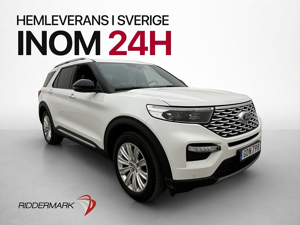 Ford Explorer Plug-In AWD Platinum 7-sits Panorama 360 B&O