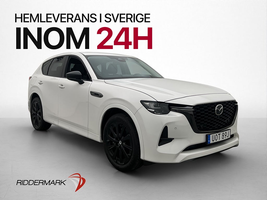 Mazda CX-60 PHEV AWD 327hk Homura Pano BOSE HUD 360° Drag