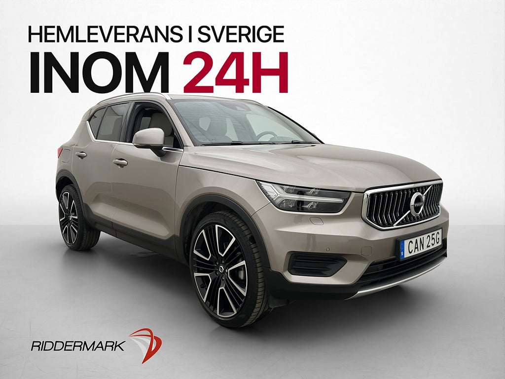 Volvo XC40 B4 Inscription Läder Orrefors Kamera Värmare Navi