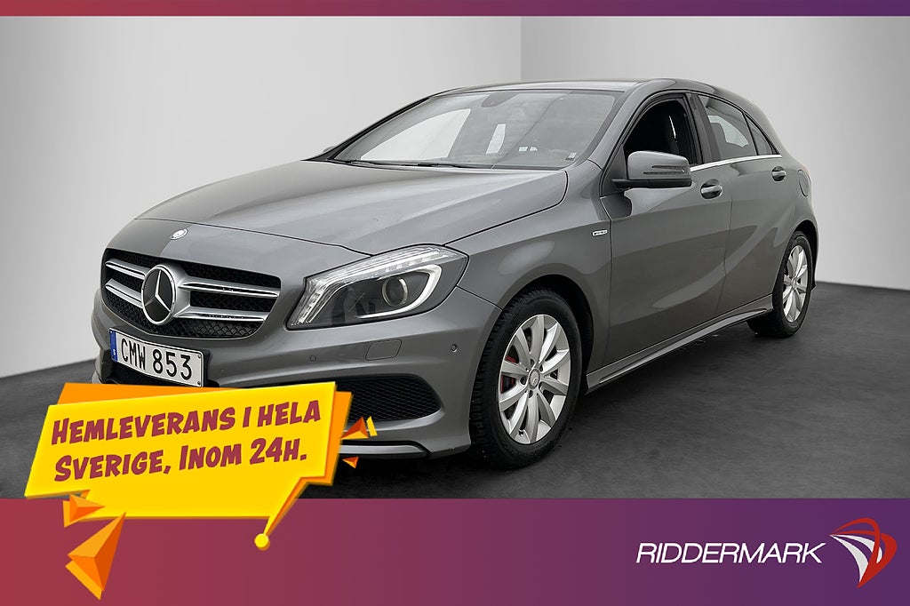 Mercedes-Benz A 200 136hk AMG Navi Kamera Sensorer 0,41L/mil