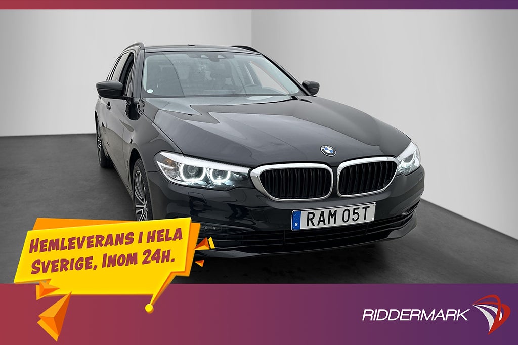 BMW 520 d Touring 190hk Sport line HiFi Kamera CarPlay Drag