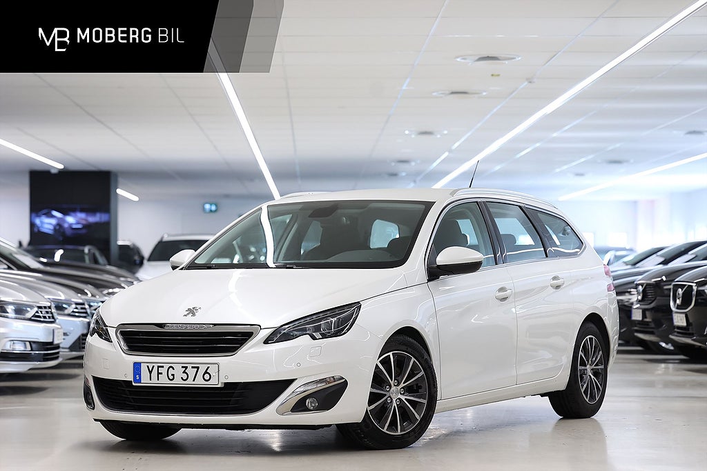 Peugeot 308 SW 2.0 BlueHDi 150hk Allure B-kamera Keyless Skinn