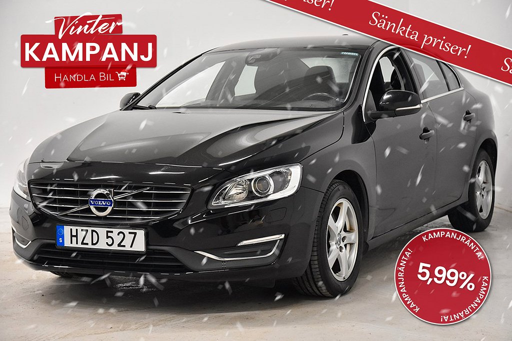 Volvo S60 D4 Momentum KAMPANJ D-Värm Rattvärme SoV-Hjul 190hk