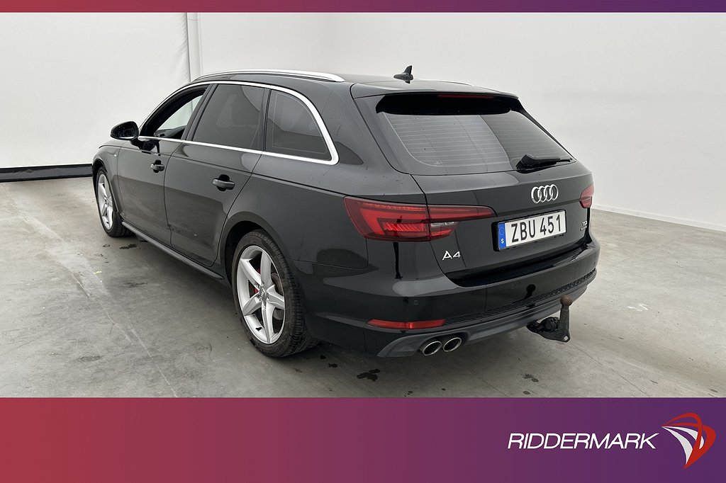 Audi A4 2.0 TDI 190hk Quattro S-Line D-Värmare Dragkrok