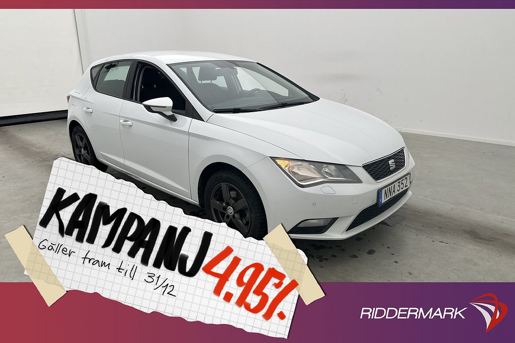 Seat Leon 1.2 TSI 105hk Style Sensorer Låg-Skatt 4,95% Ränta