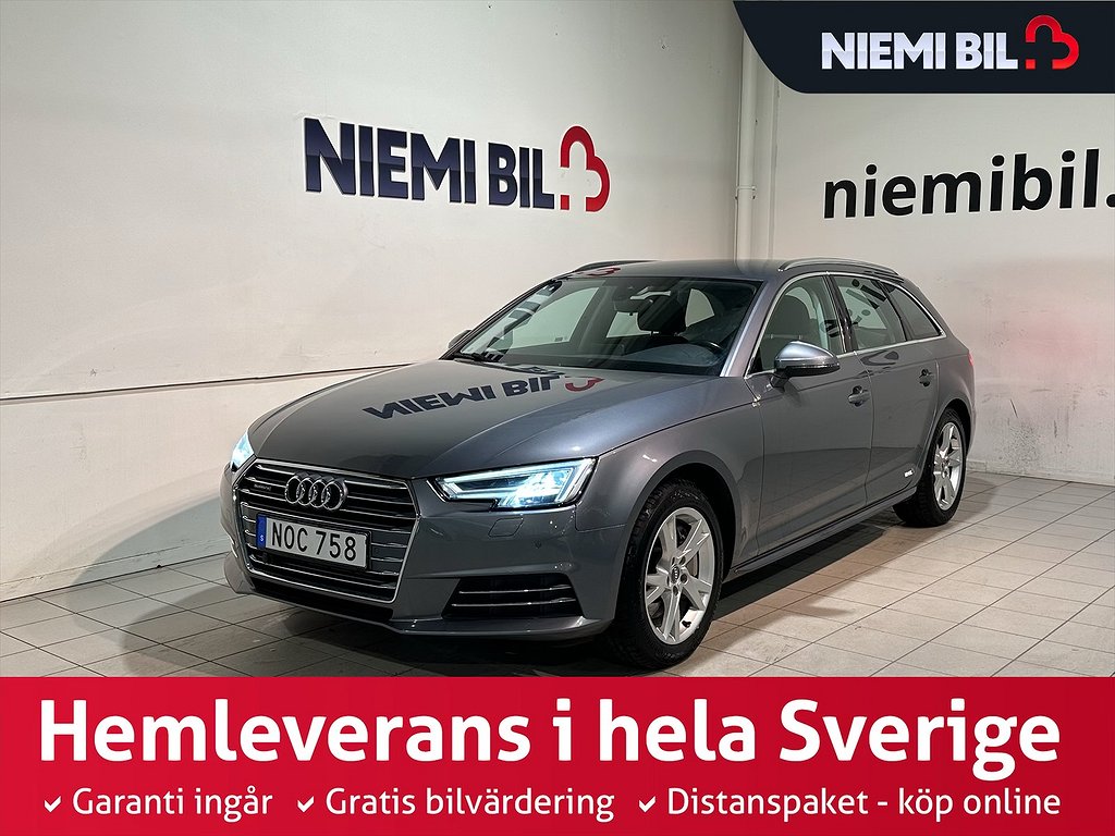 Audi A4 Avant 2.0 TFSI AWD Proline Drag Mvärm Psens S/V-hjul