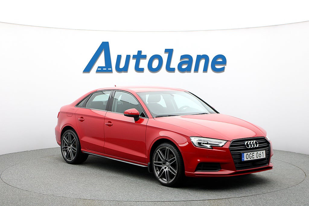 Audi A3 Sedan 1.0 TFSI Cockpit, 19", Adaptiv Fart. 115hk