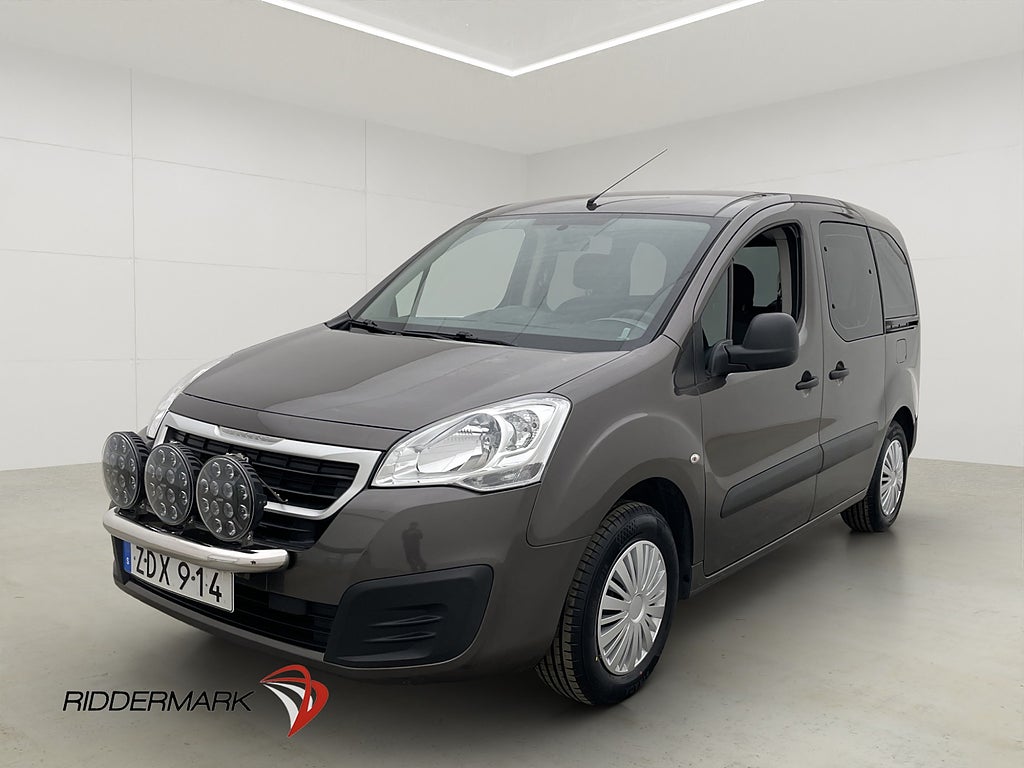 Peugeot Partner Tepee Dragkrok 5-Sits 2xDörrar Farthållare