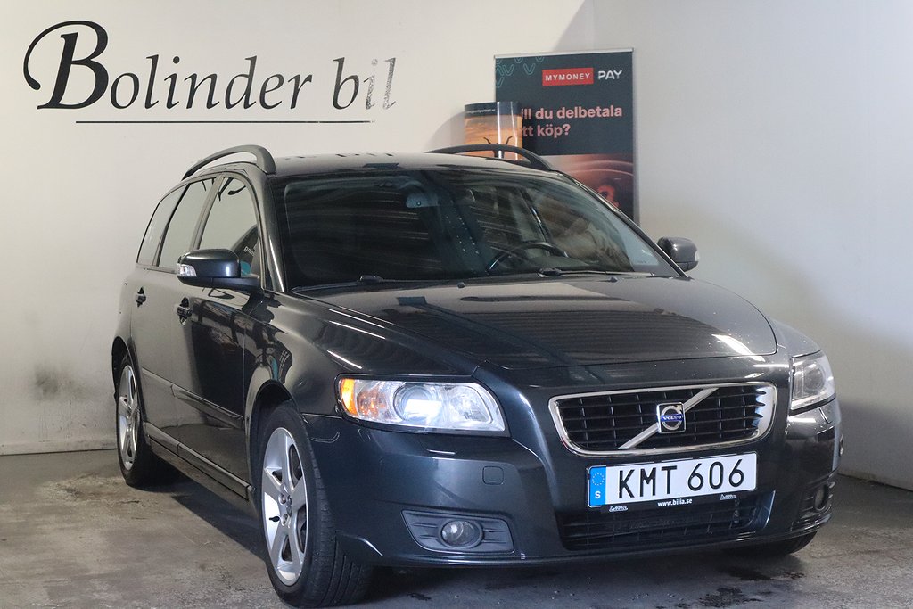 Volvo V50 1.8 Flexifuel Momentum NYBESIKTAD DRAGKROK HEMLEV