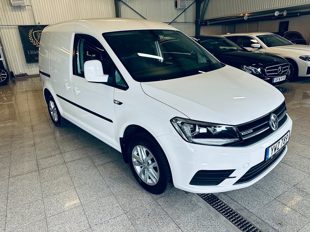 Volkswagen Caddy 1.4 TGI CNG DSG 110hk 1 ägare Navi Momsbil