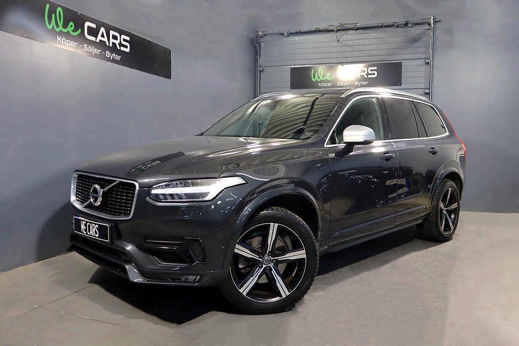 Volvo XC90 D4 AWD Geartronic R-Design Pano HuD 7-sits 190hk