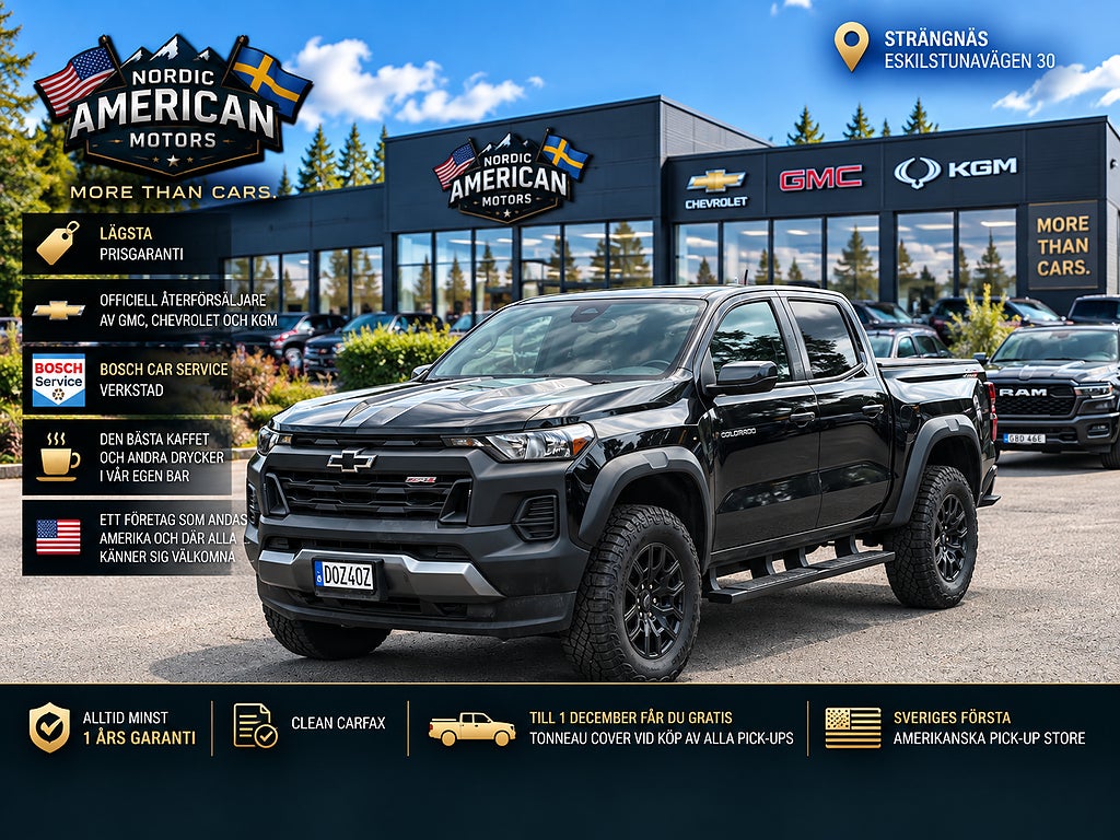 Chevrolet Colorado 2.7 Turbo Trailboss 4WD- I LAGER- Fullutrustad-Dragkrok