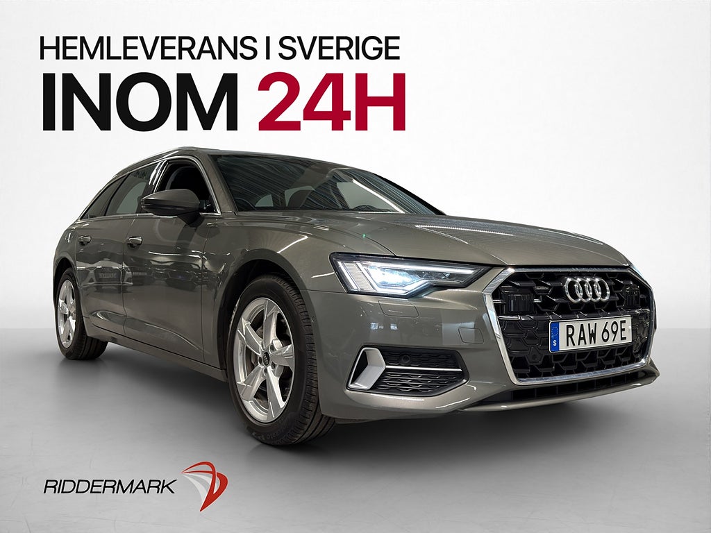 Audi A6 40 TDI 204hk Q Värmare Kamera Cockpit Drag MOMS