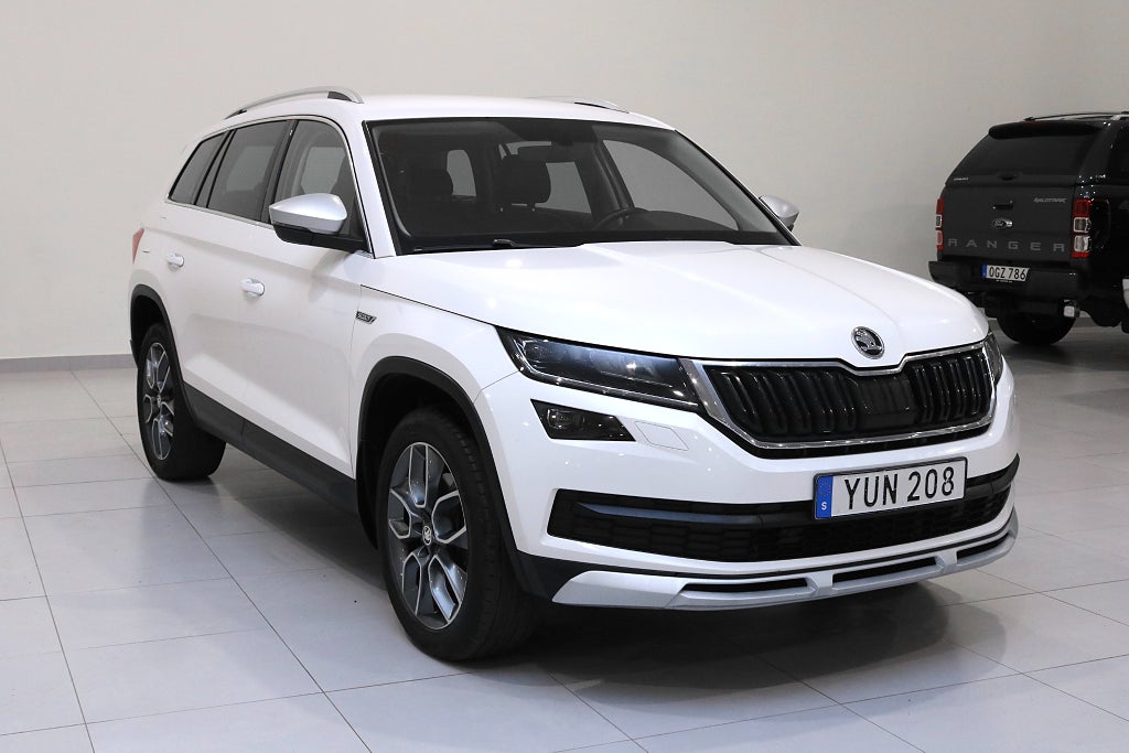 Skoda Kodiaq Scout 2.0 TDI SCR 4x4 Scout 7-sits / Dragkrok / Värmare
