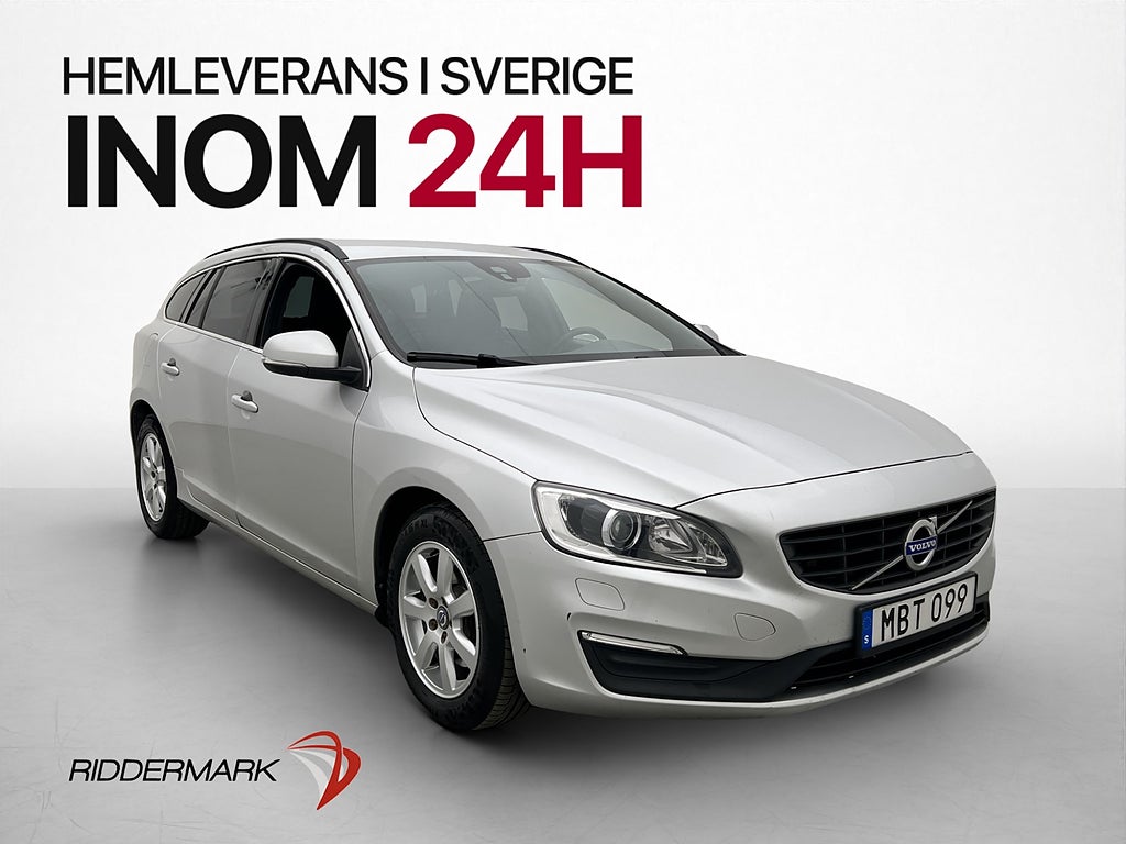 Volvo V60 D4 Momentum VOC Värmare Sensorer Navi Kamrem-Bytt