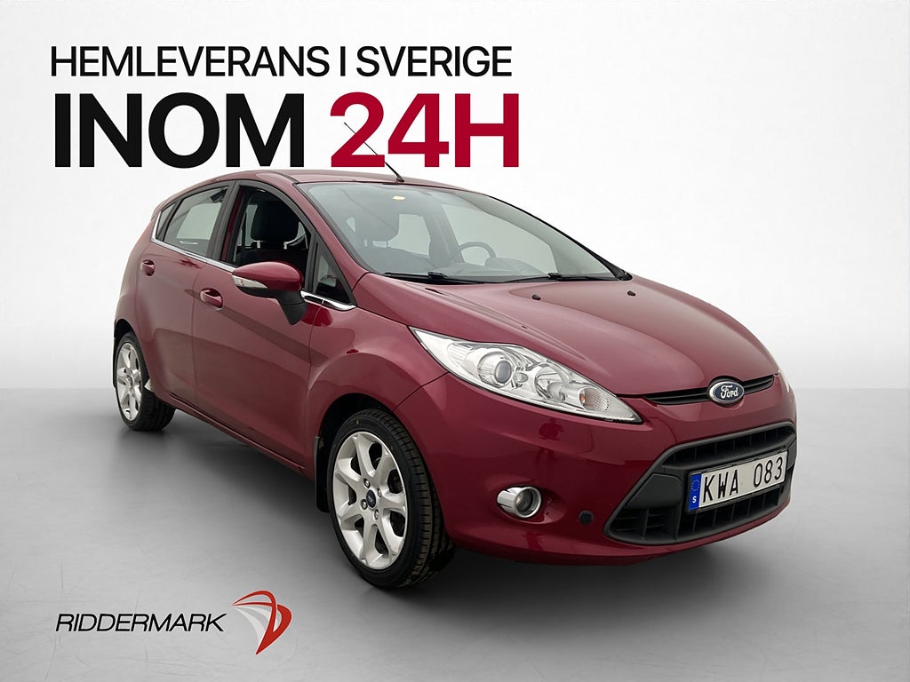 Ford Fiesta 1.25 Titanium M/K-Värmare Bluetooth Ny-Kamrem