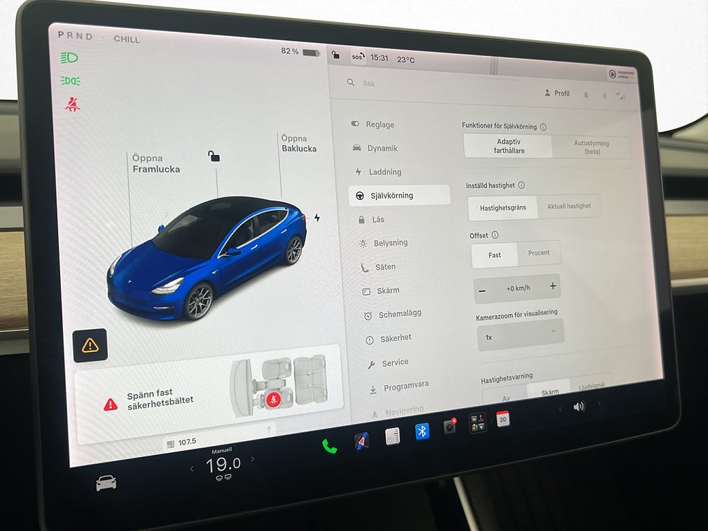 Tesla Model 3 Long Range AWD, 440hk, 2019