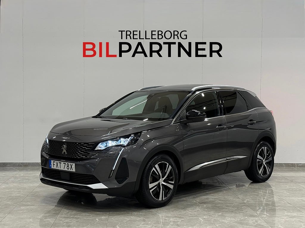 Peugeot 3008 1.5 BlueHDi 130 EAT GT |1 Brukare|Pano|Massage|Full utr