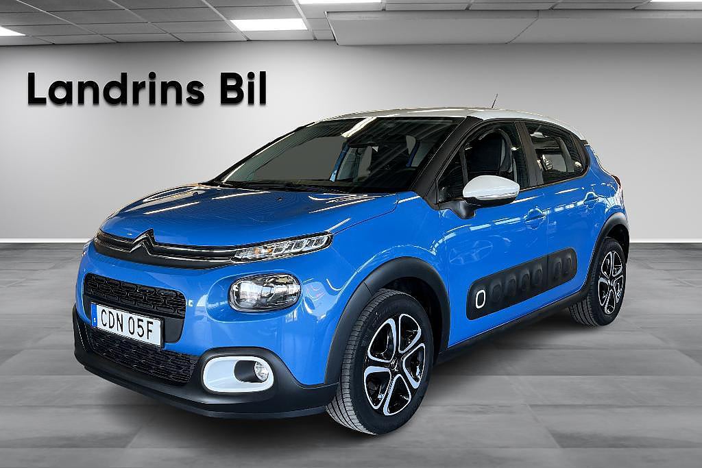 Citroën C3 1.2 PureTech 82hk / Kamrem bytt/ Backkamera/ Låg skatt
