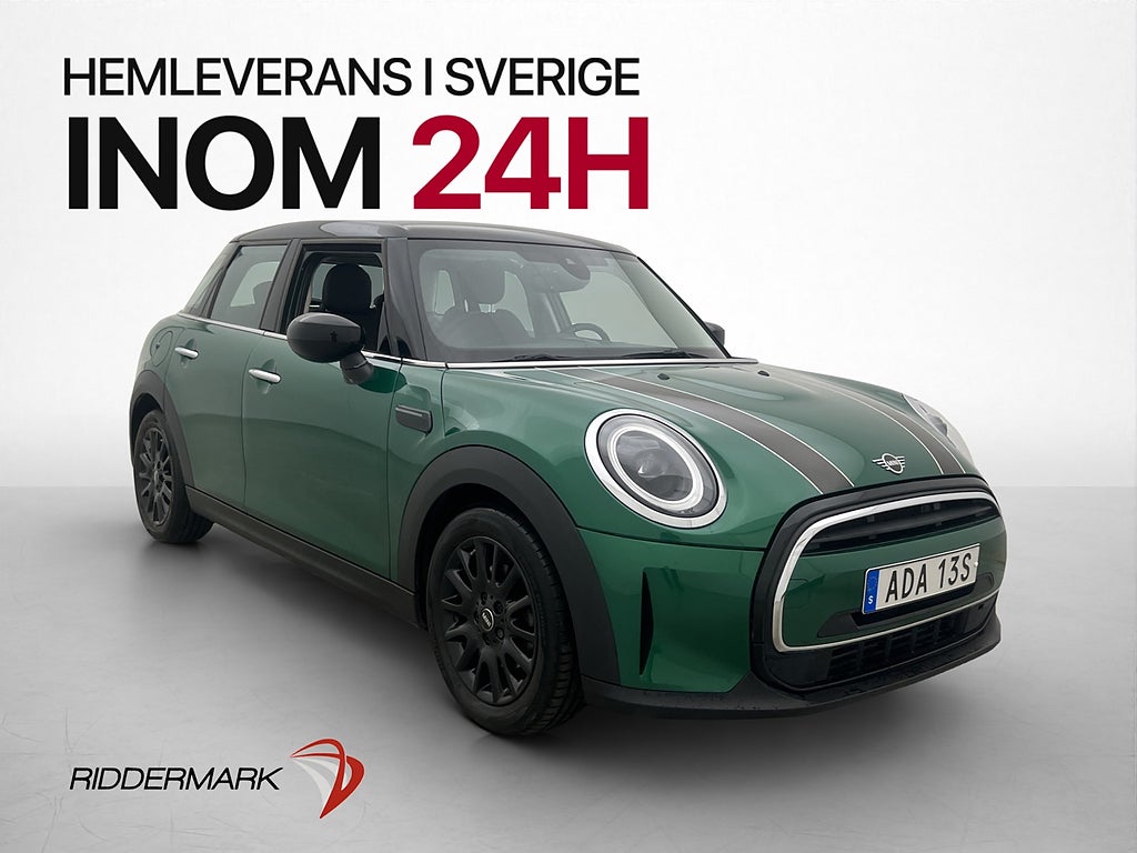 MINI Cooper 136hk CarPlay Ambient Kamera Farthållare