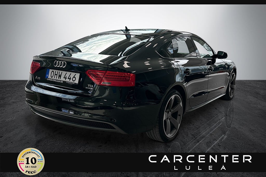 Audi A5 Sportback 2.0 TDI quattro Aut S-Line/Dvärm/Gps/BT(SÅLD)