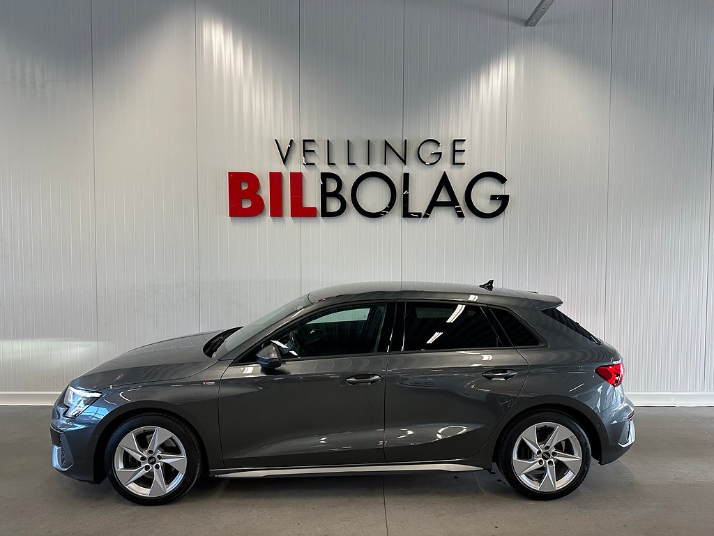 Audi A3 Sportback 40 TFSI quattro S Line B-Kamera Dragkrok
