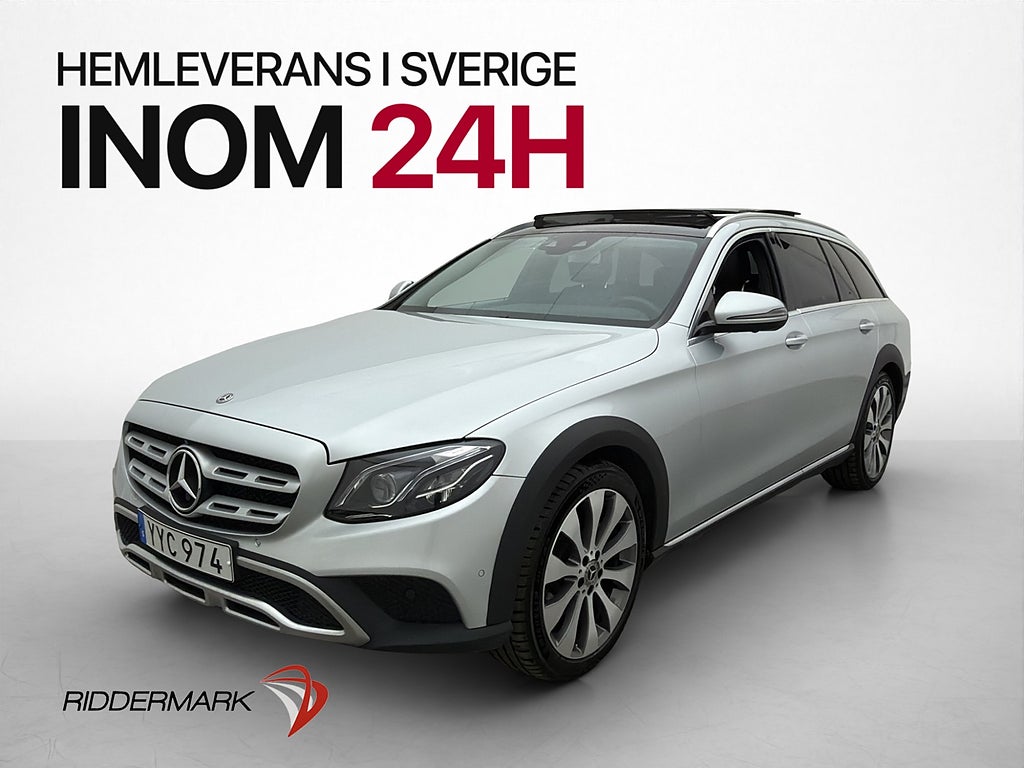 Mercedes-Benz E 220 d 4M 194hk Pano Burmester HUD 360° Drag