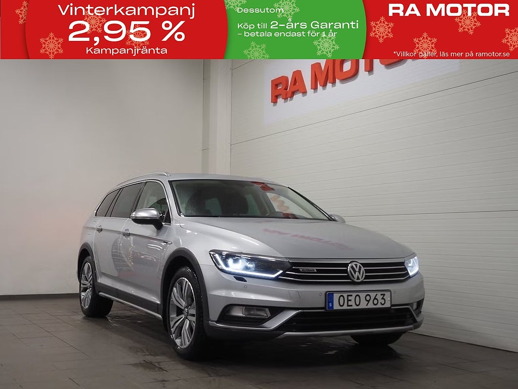 Volkswagen Passat Alltrack 2.0 TDI 240hk 4Motion GTS Kamera Drag Värmare Sk 2017
