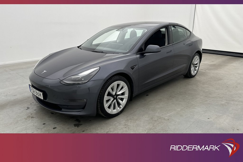 Tesla Model 3 Long Range AWD Autopilot Panorama Sv.Såld