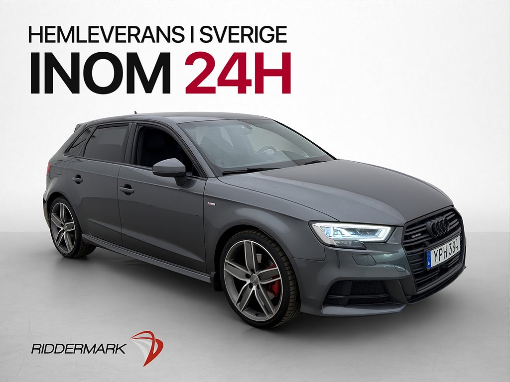 Audi A3 2.0 TFSI Q S-Line Cockpit Bang & Olufsen Skinn 190hk
