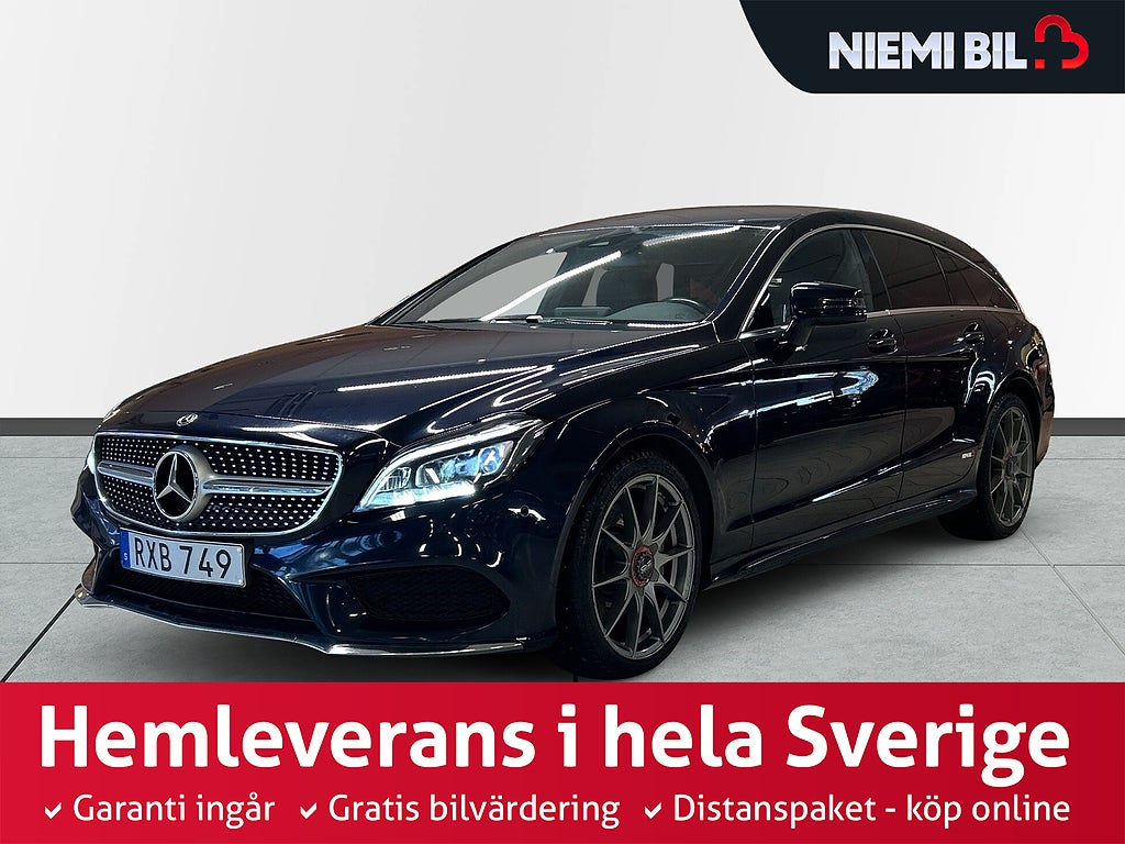 Mercedes-Benz CLS 350 d 4M SB 9G-Tronic AMG Sport Drag D-värm Navi H/K S&V