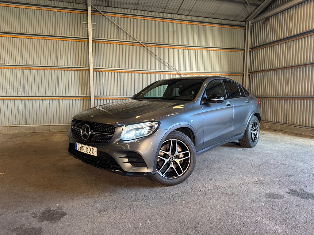 Mercedes-Benz GLC 220 d Coupé 4MATIC AMG Line 360° Dragkrok Värmare GPS 