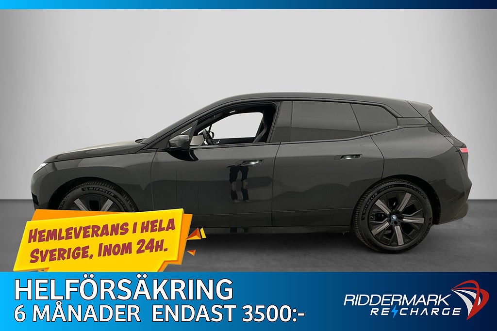 BMW iX XDrive40 326hk Sport Head Up Laser H/K Dragkrok 360°