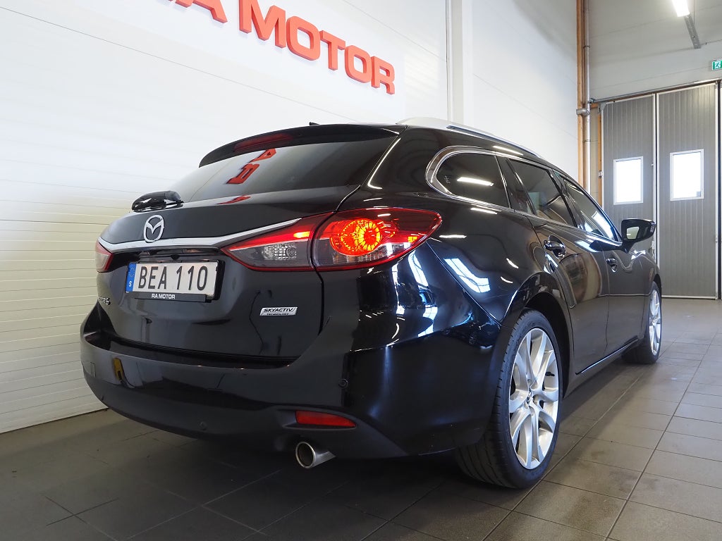 Mazda 6 Wagon 2.2 SKYACTIV-D Optimum 175hk | B-Kamera | Navi | 2014