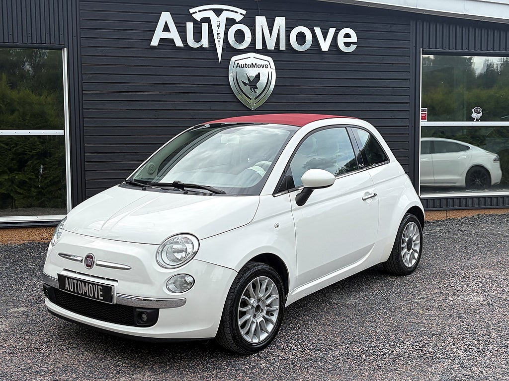 Fiat 500C 1.2 8V Manuell, 69hk