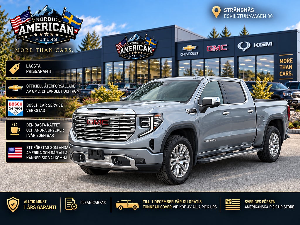 GMC Sierra 1500 1500 Denali 5.3 V8 i Lager - Fullutrustad - Pano